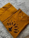K 1155 By Naisha Dhabu Cotton Hand Manual Work Kurti With Bottom
